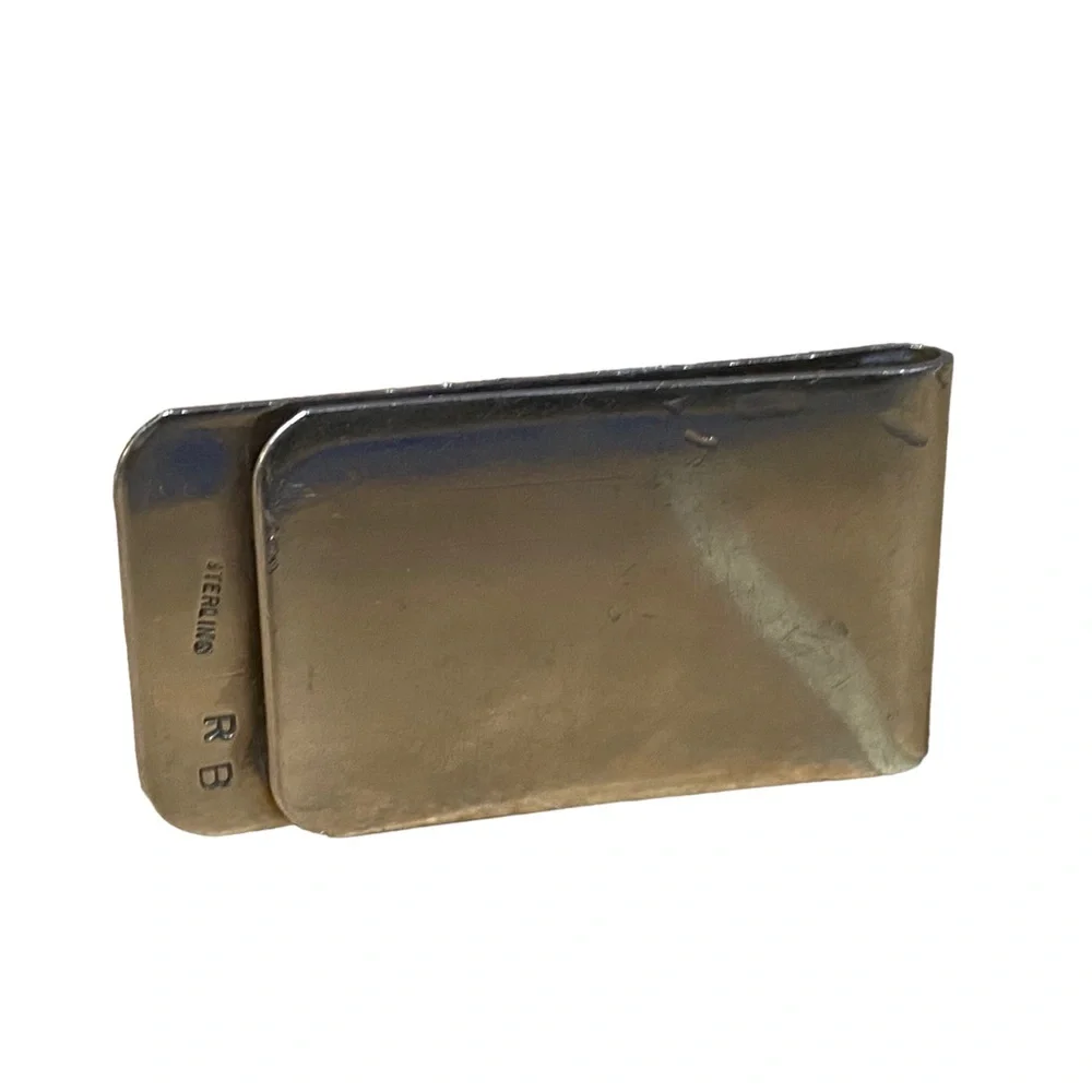 Vintage RB Sterling Silver Money Clip